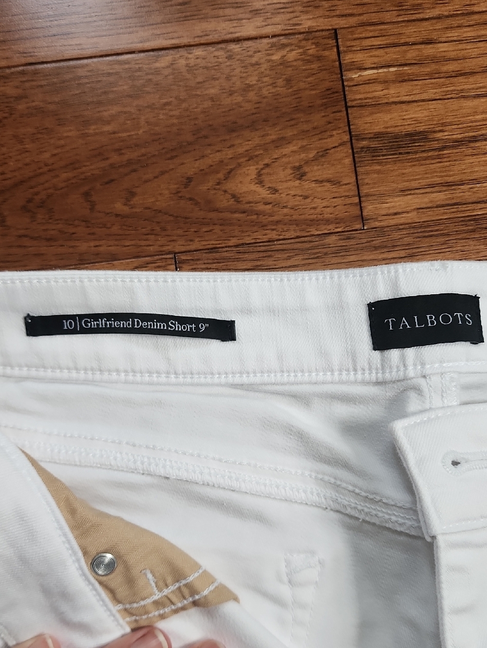 Talbots White Jean Shorts - Picture 3 of 5